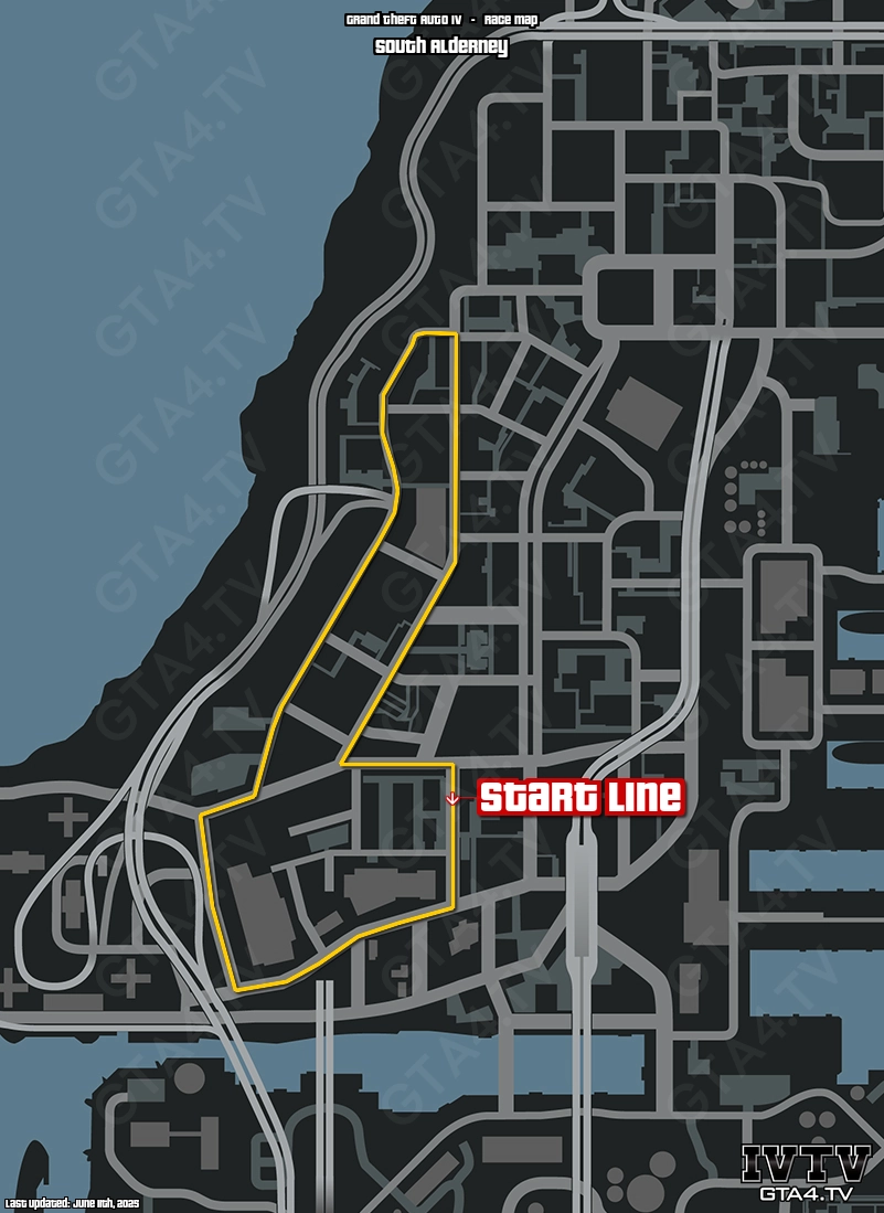 GTA IV South Alderney Map