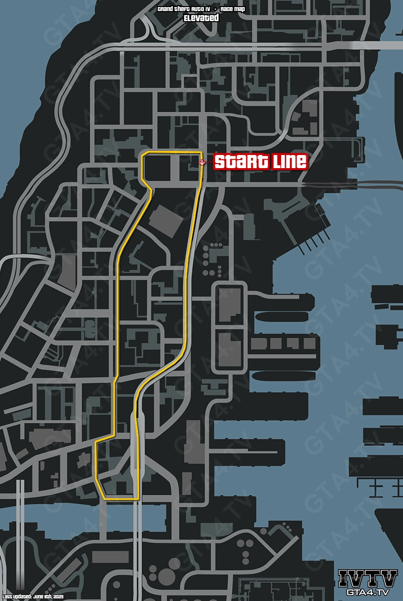 GTA IV Elevated Map