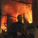 Niko walks past a burning building | Views: 3673